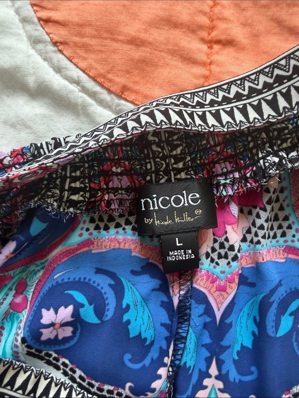 Nicole Miller Boho Crisscross Tank Top - Picture 6 of 7
